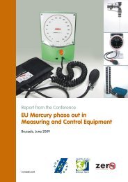 Eu Mercury phase out in Measuring and Control Equipment - EEB