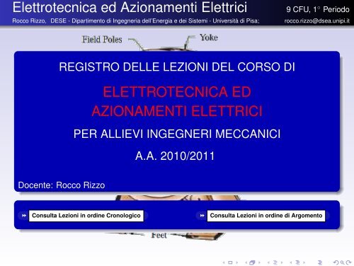 to get the file - Dipartimento di Sistemi Elettrici e Automazione