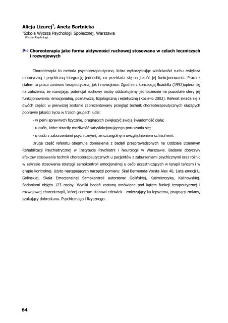 Tu moÅ¼na pobraÄ program konferencji w formacie "pdf" - Uniwersytet ...