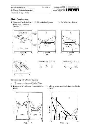 BinÃ¤re Grundsysteme 1. System mit vollstÃ¤ndiger LÃ¶slichkeit im ...