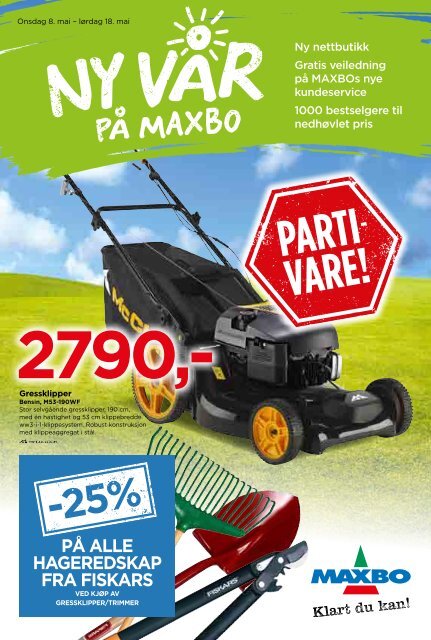 PÃ… ALLE HAGEREDSKAP FRA FISKARS - Maxbo