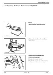 Lever Assembly Ã¢Â€Â“ Handbrake Ã¢Â€Â“ Remove and Install ... - Ford Scorpio
