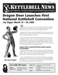 Dragon Door Launches First National Kettlebell Convention