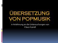 ÃBERSETZUNG VON POPULARMUSIK - Serwis Informacyjny WSJO