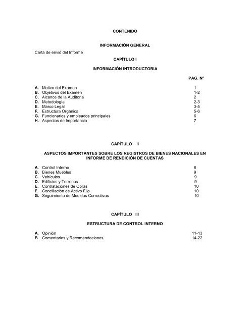 INFORME 004/2011-dfbn - Tribunal Superior de Cuentas