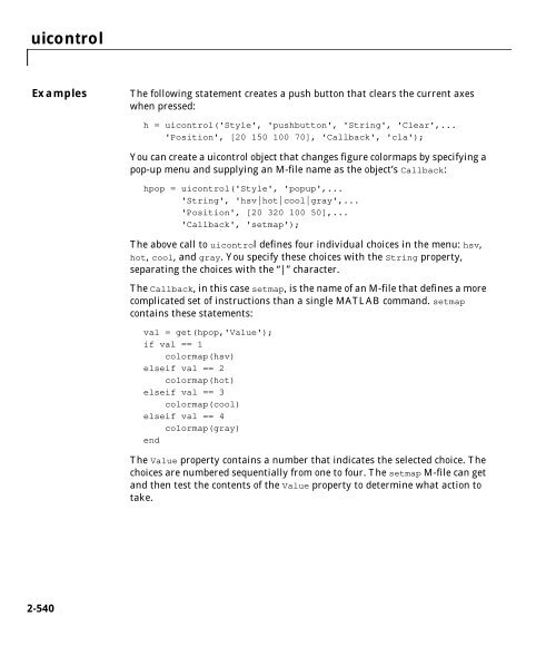 MATLAB Function Reference (Volume 2: Graphics)