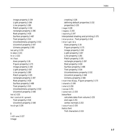 MATLAB Function Reference (Volume 2: Graphics)