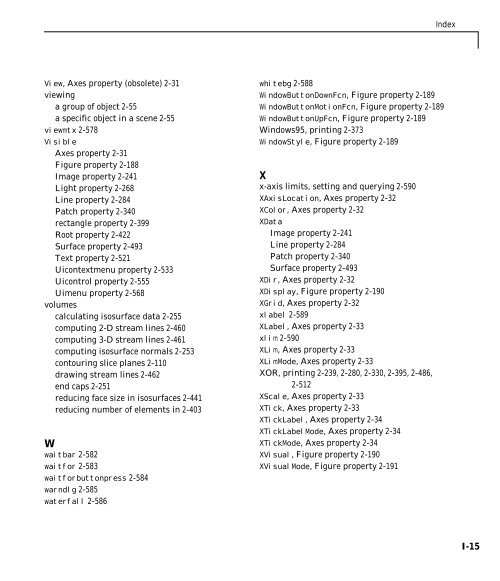 MATLAB Function Reference (Volume 2: Graphics)