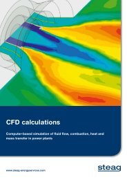 CFD calculations - STEAG