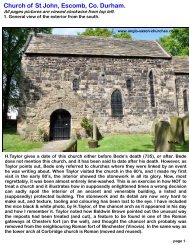 Church of St John, Escomb, Co. Durham.