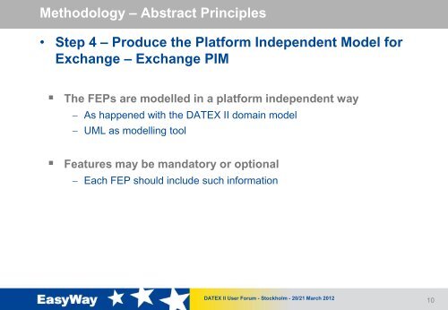 Datex II Exchange Specification