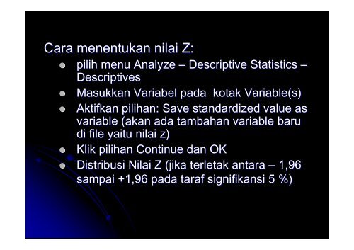 Persiapan Analisis Data