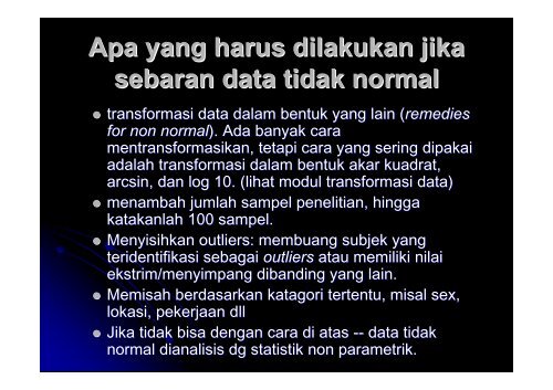 Persiapan Analisis Data