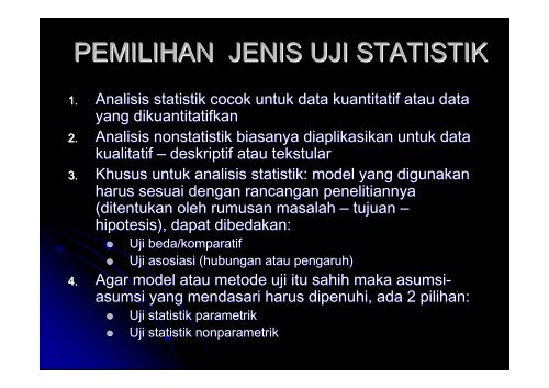 Persiapan Analisis Data