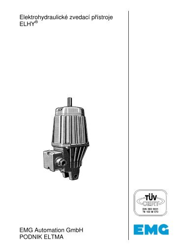 ElektrohydraulickÃ© zvedacÃ­ pÅÃ­stroje ELHY EMG ... - MOTOR-GEAR as