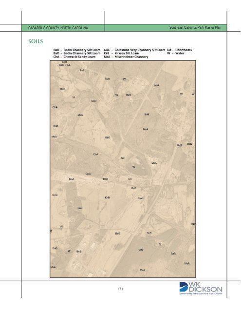 Master Plan for Rob Wallace Park - Cabarrus County