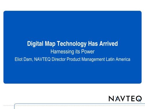 Digital Map Technology Has Arrived - CICOMRA