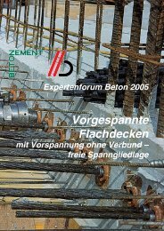 Vorgespannte Flachdecken - DYWIDAG Systems International