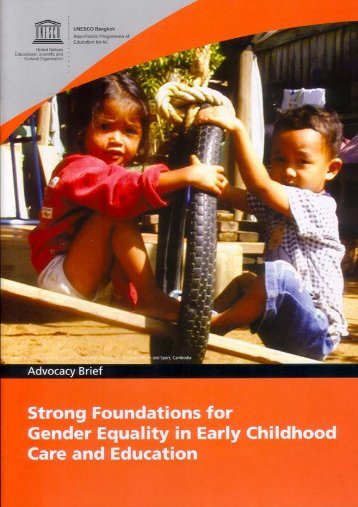 Strong Foundations for Gender Equality in Early Childhood Care ...