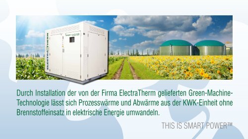 nutzung der abwärme und Prozesswärme aus Biogas-anlagen (Bga ...