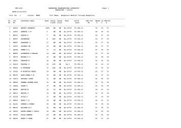 1 BANGALORE - 560012 DATE:14/08/2013 Coll Cd: 1 Course ... - CET