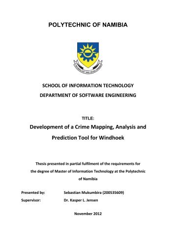 Mukumbira. MIT. Dev of a crime mapping, analysis and prediction ...