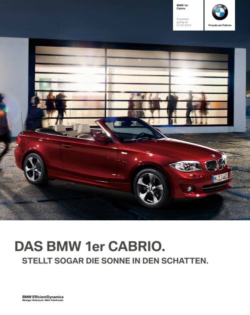 DAS BMW 1er CABRIO.