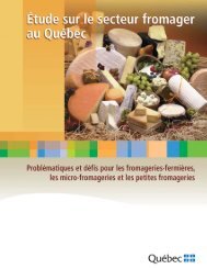 Étude sur la petite et la micro-fromagerie au Québec - 2003 - UQAC