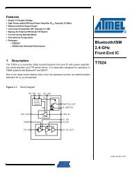 Bluetooth/ISM 2.4-GHz Front-End IC T7024 - DigiKey