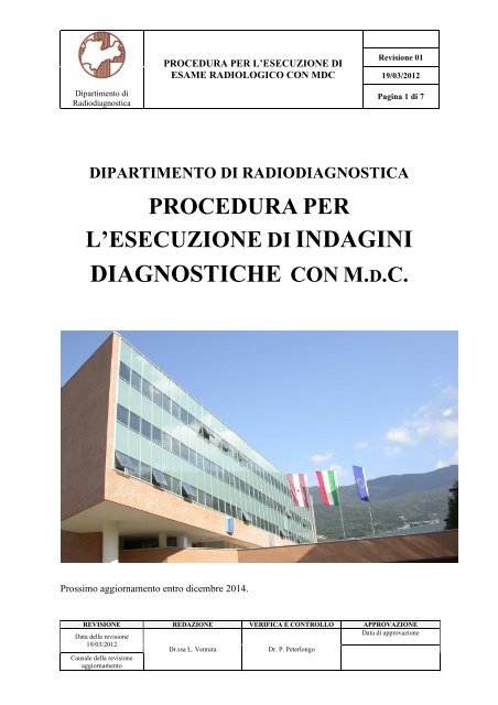 Pr_13 PROCEDURA ESAME CON MDC 2012doc - Azienda ...