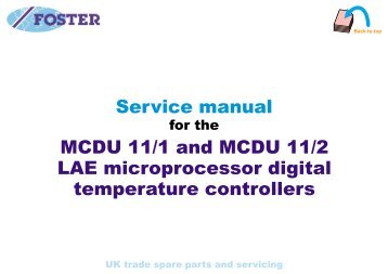 Service manual: MCDU 11/1 and MCDU 11/2 LAE microprocessor ...