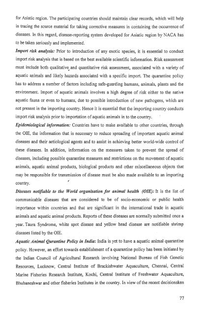 , Diagnosis an-&& of Shrimp Diseases - Central Institute of ...