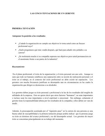 LAS CINCO TENTACIONES DE UN GERENTE.pdf - umet