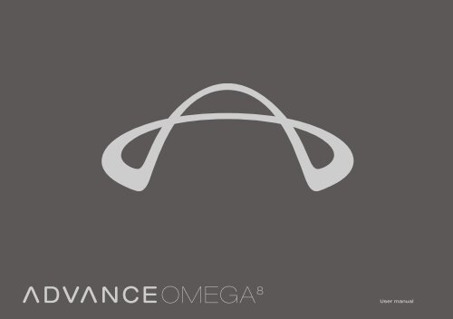 Advance OMEGA 8 User Manual