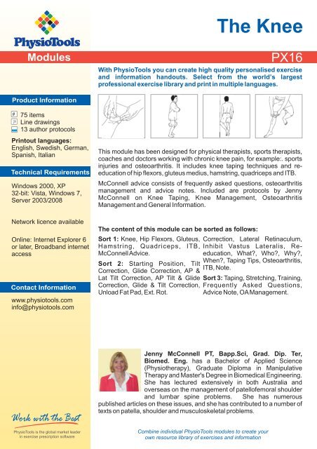 physiotools leg exercises