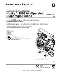 308441ZAD, Aluminum and Stainless Steel Husky 1590 ... - Graco Inc.