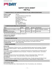 SAFETY DATA SHEET V60 Plus - Offset Supplies