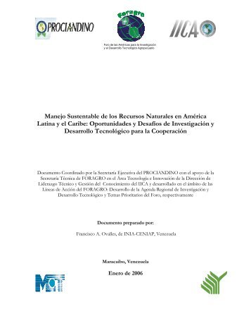 Manejo Sustentable de los Recursos Naturales en América Latina y ...