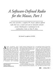 A Software-Defined Radio for the Masses, Part 1