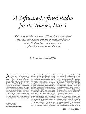 what is software defined radio? essay what is software defined radio? essay