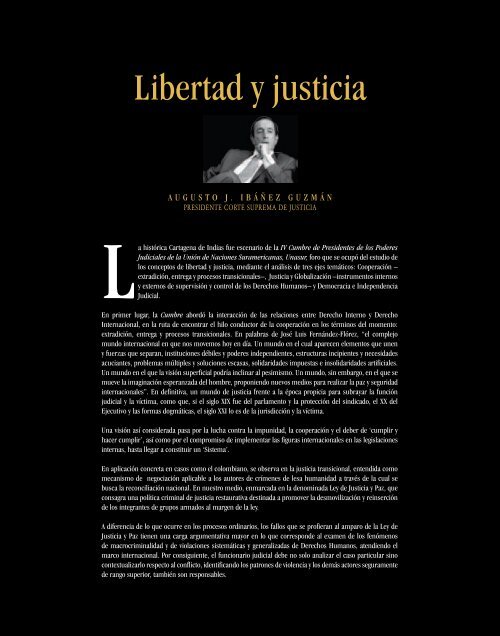 Libertad y justicia - Tribunal Supremo de Justicia