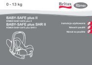 instrukcja baby safe plus 2 - Foteliki samochodowe