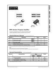 2N5088/MMBT5088/2N5089/MMBT5089 NPN ... - UK-Electronic