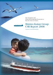 Shinwa Kaiun Group CSR Report 2008