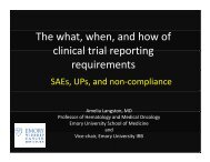 Reporting an SAE or UP to the IRB - Winship Cancer Institute of ...