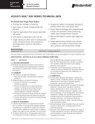 Acousti-Seal 941 Technical Data Sheet - Modern Door & Equipment ...