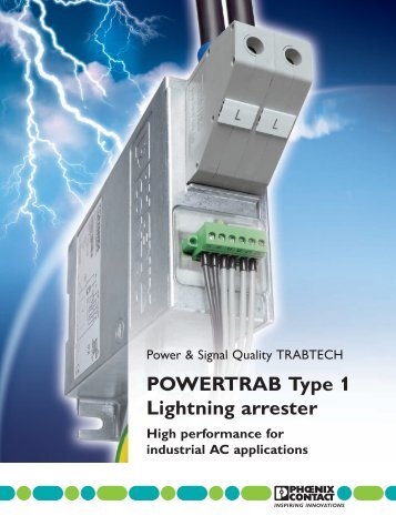 POWERTRAB Type 1 Lightning arresterHigh ... - Phoenix Contact