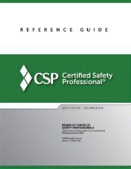 Untitled - Board of Certified Safety Professionals