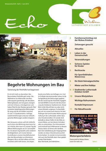 WBEIS-092851 Mieterzeitung_02_10.indd - Wobau Lutherstadt ...