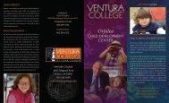 CTE Orfalea Child Development Brochure - Ventura College
